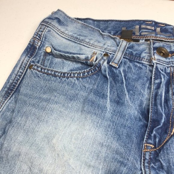 PREMIUM MENS HELIX SLIM BOOTCUT JEANS 29x30 ⭐️ - Picture 8 of 11